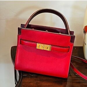 TB Lee Radziwill red small bag